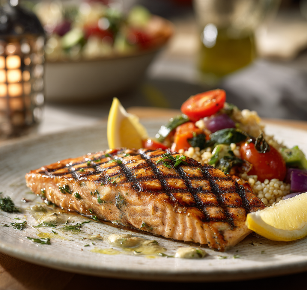 Salmon dish